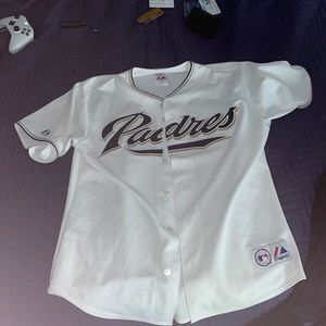 Genuine Majestic / MLB vintage Padres home jersey, (no number) 10/10 condition!